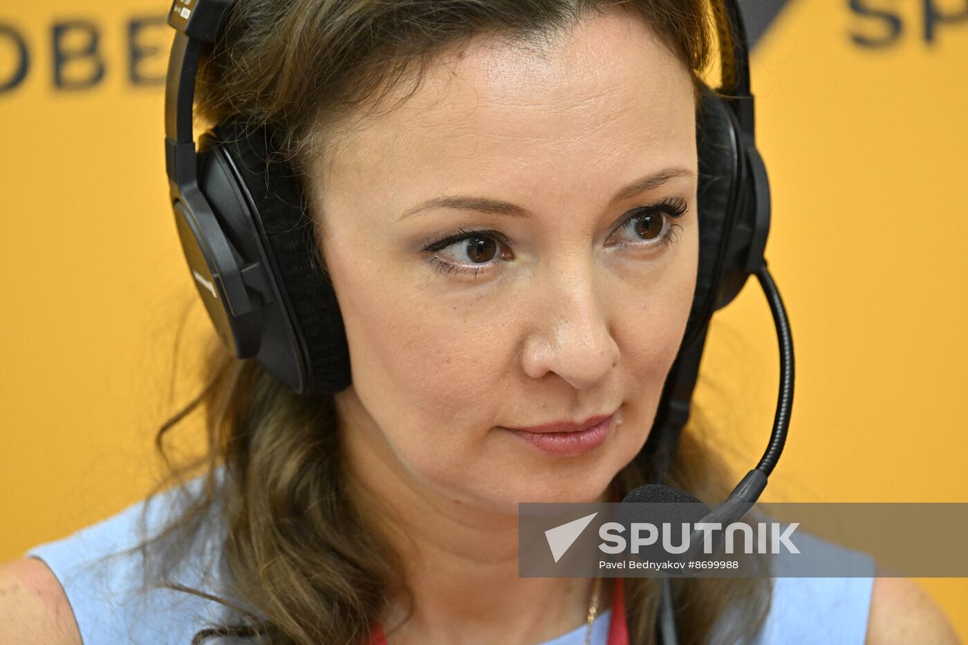 SPIEF-2024. Sputnik Radio studio