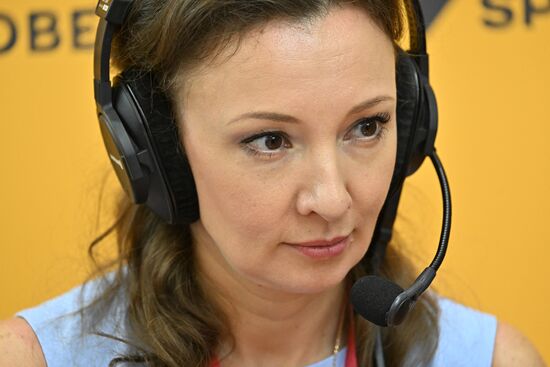 SPIEF-2024. Sputnik Radio studio