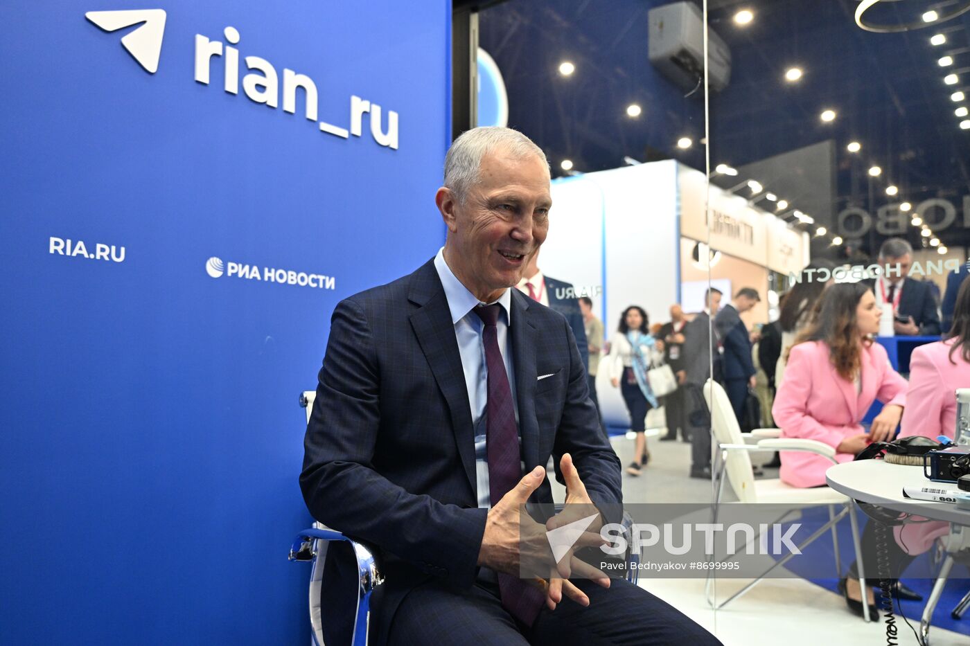 SPIEF-2024. RIA Novosti stand.