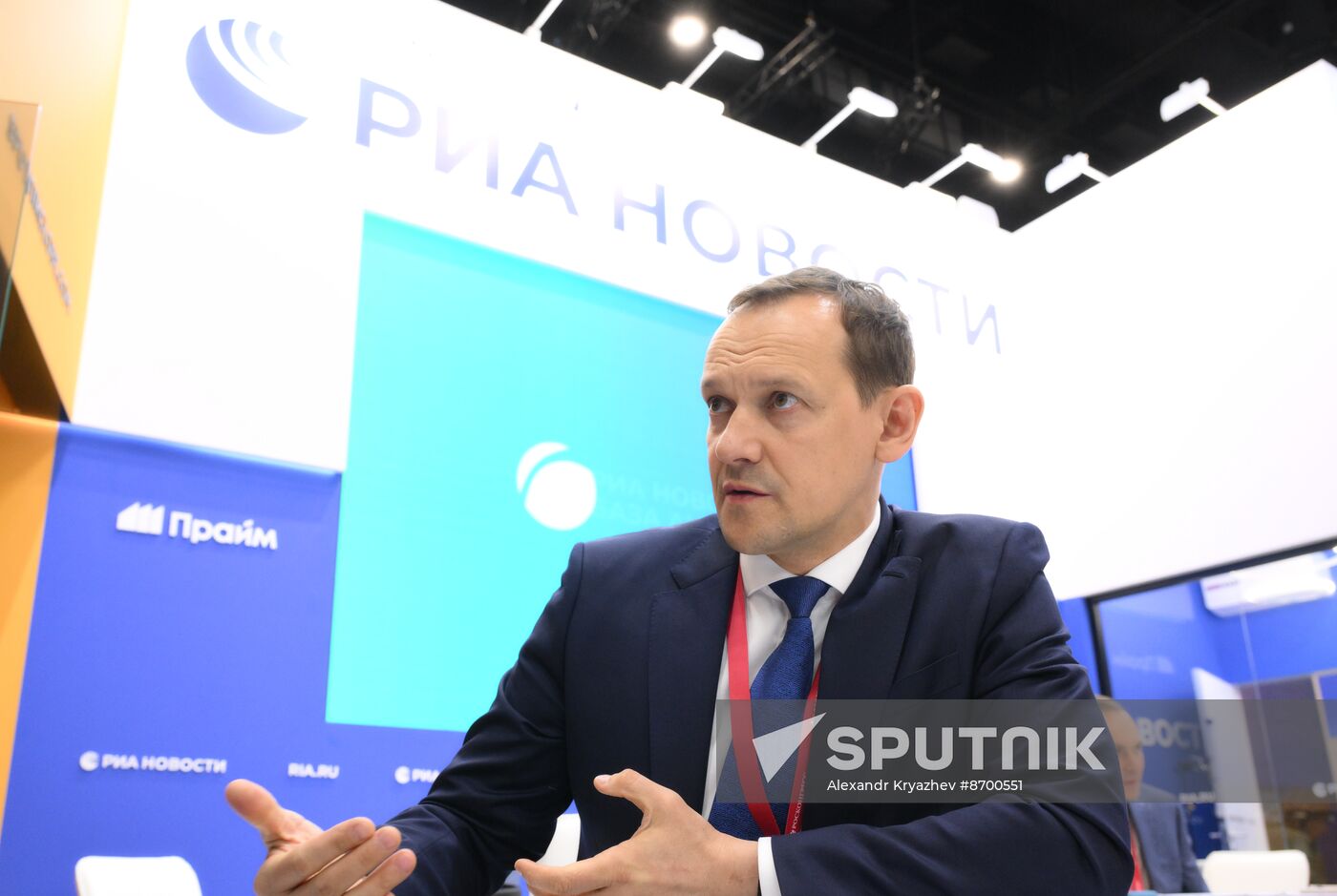 SPIEF-2024. RIA Novosti stand