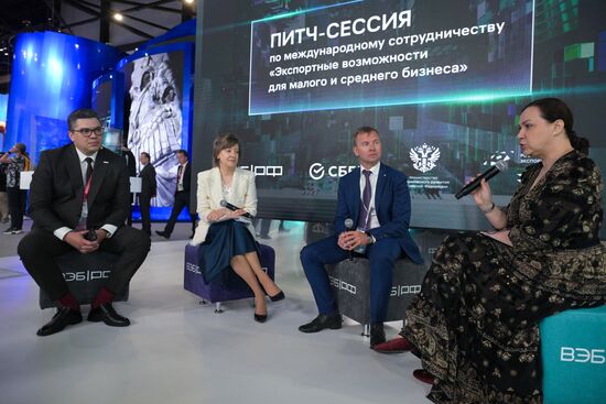 SPIEF-2024. Pitch session. Export Opportunities for Small and Medium-Sized Businesses