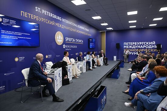 SPIEF-2024. Family Values and Traditions as a Foundation for Sustainable Development