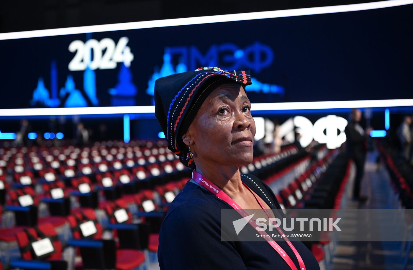 SPIEF-2024. Guests ahead of the plenary session