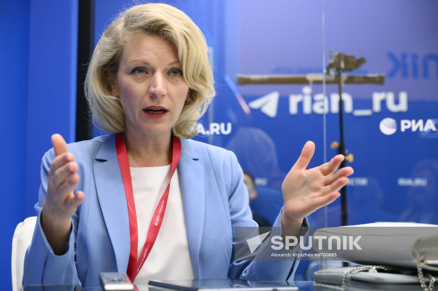 SPIEF-2024. RIA Novosti stand