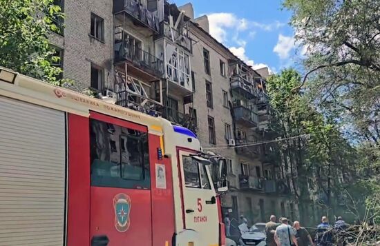 Russia Ukraine Military Operation Shelling