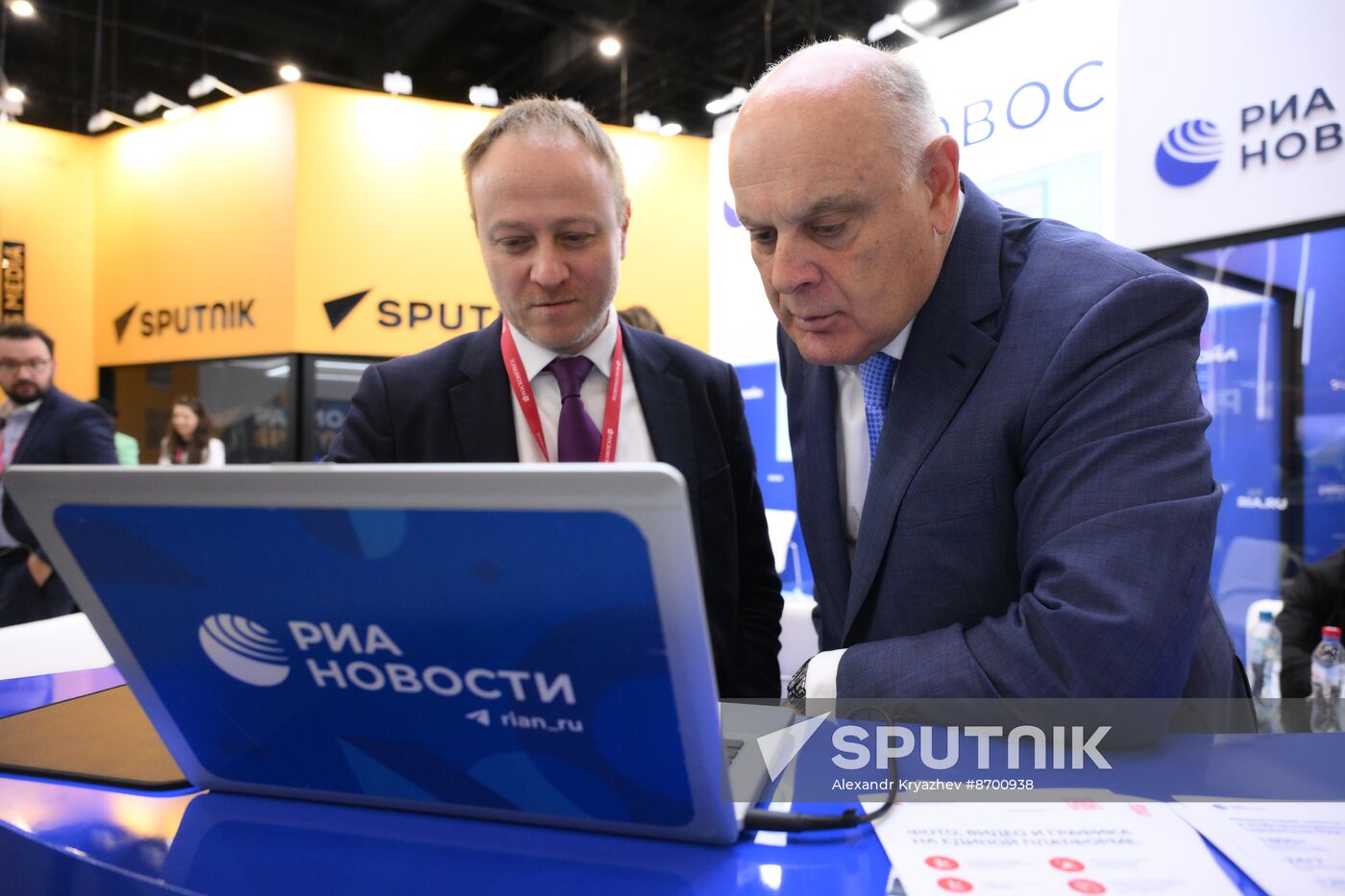 SPIEF-2024. RIA Novosti stand