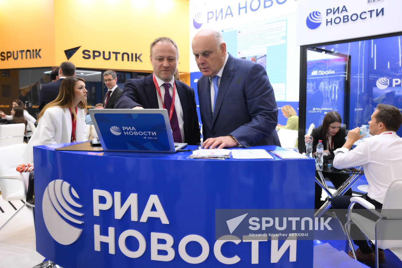 SPIEF-2024. RIA Novosti stand