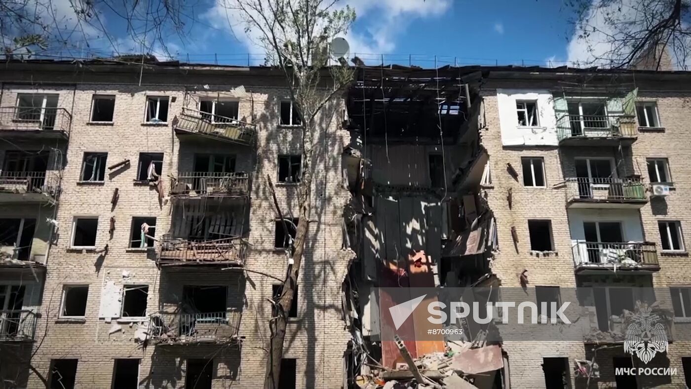 Russia Ukraine Military Operation Shelling