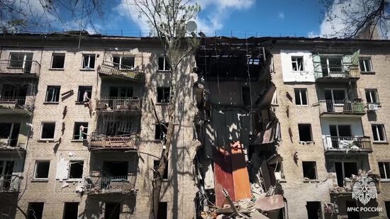 Russia Ukraine Military Operation Shelling