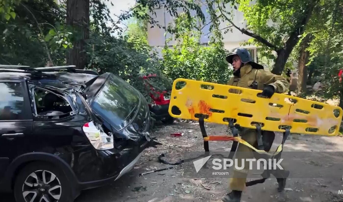 Russia Ukraine Military Operation Shelling