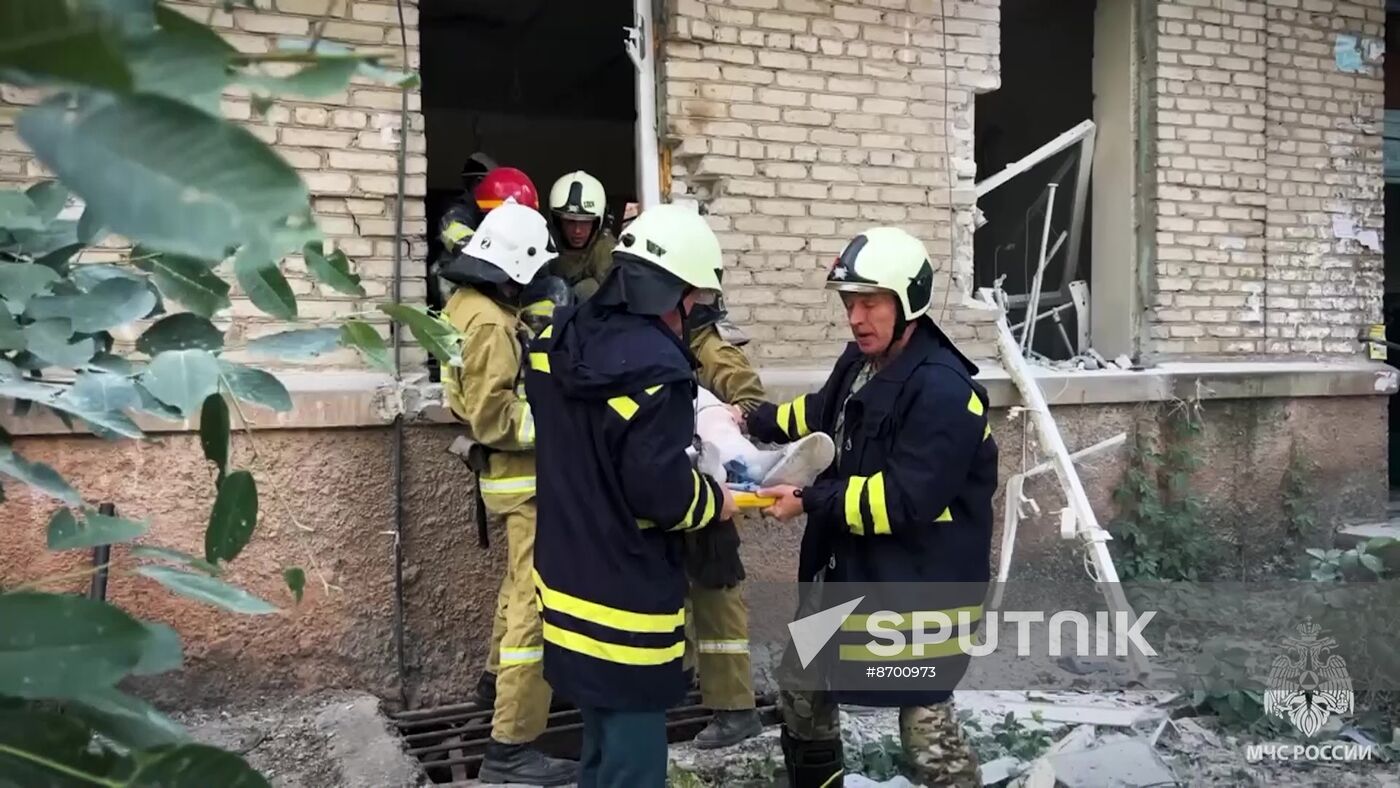 Russia Ukraine Military Operation Shelling