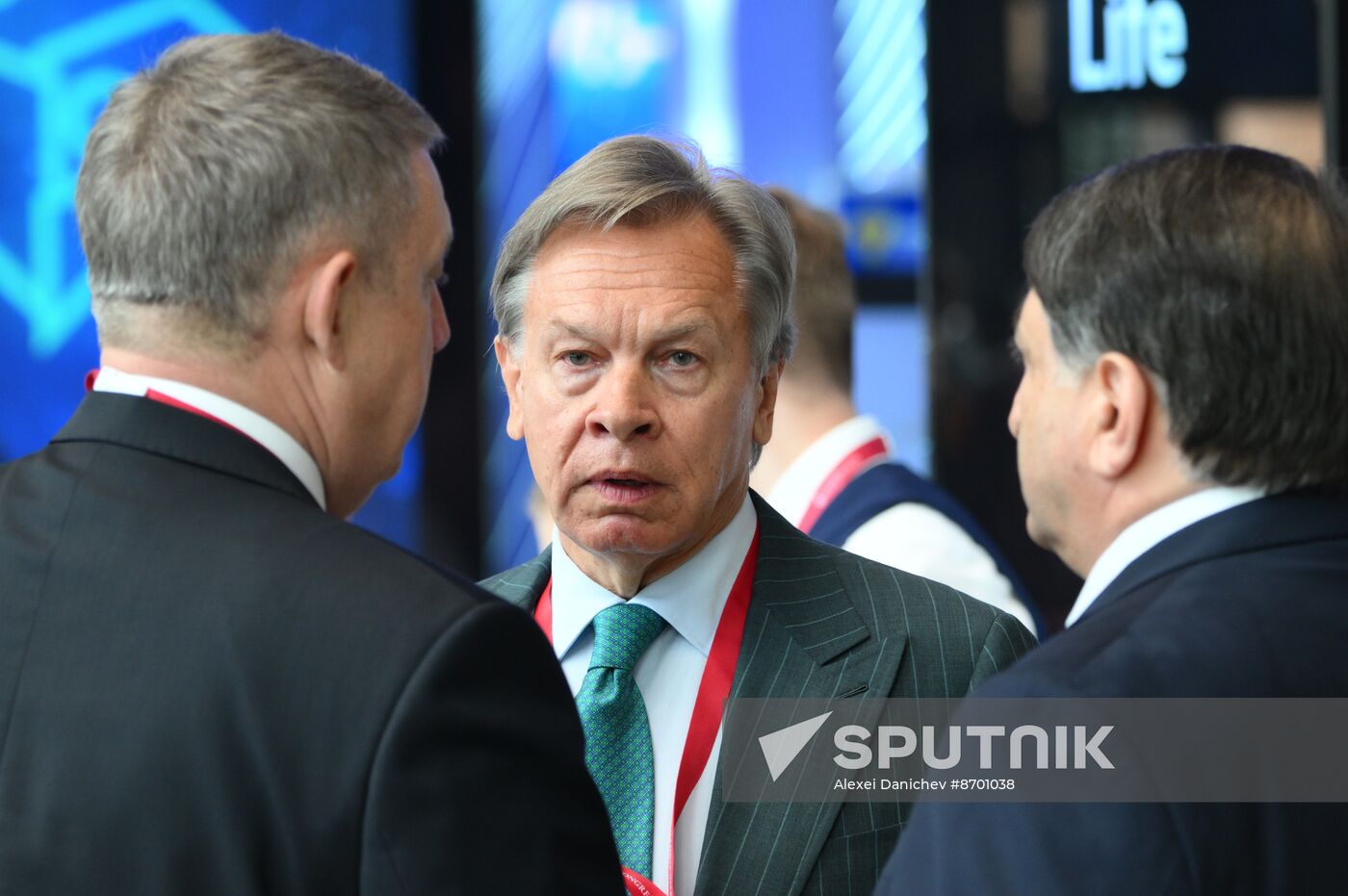 SPIEF-2024. Guests ahead of the plenary session