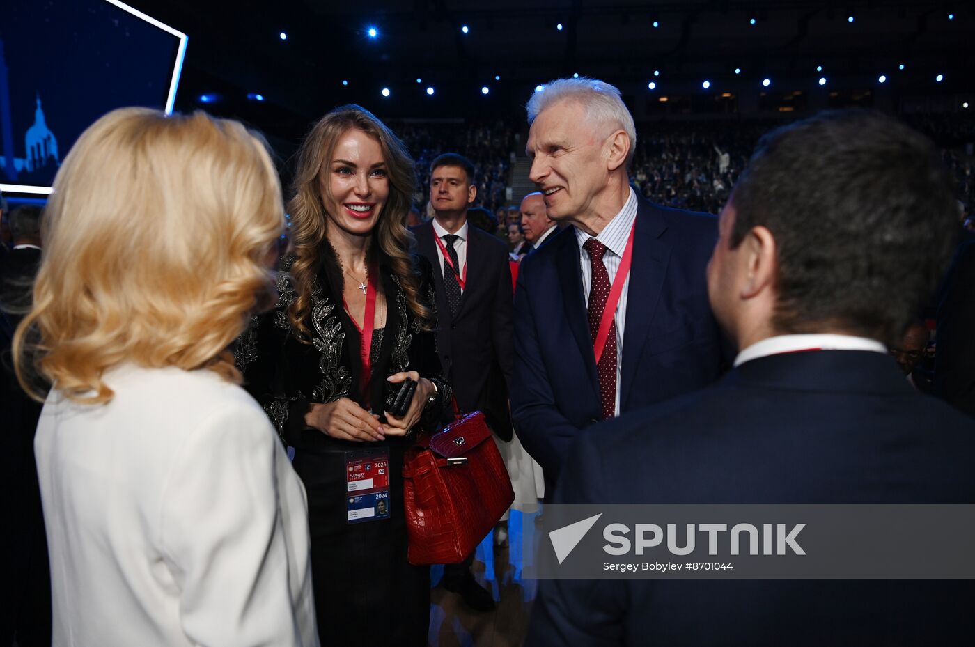 SPIEF-2024. Guests ahead of the plenary session