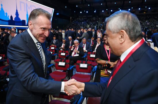 SPIEF-2024. Guests ahead of the plenary session