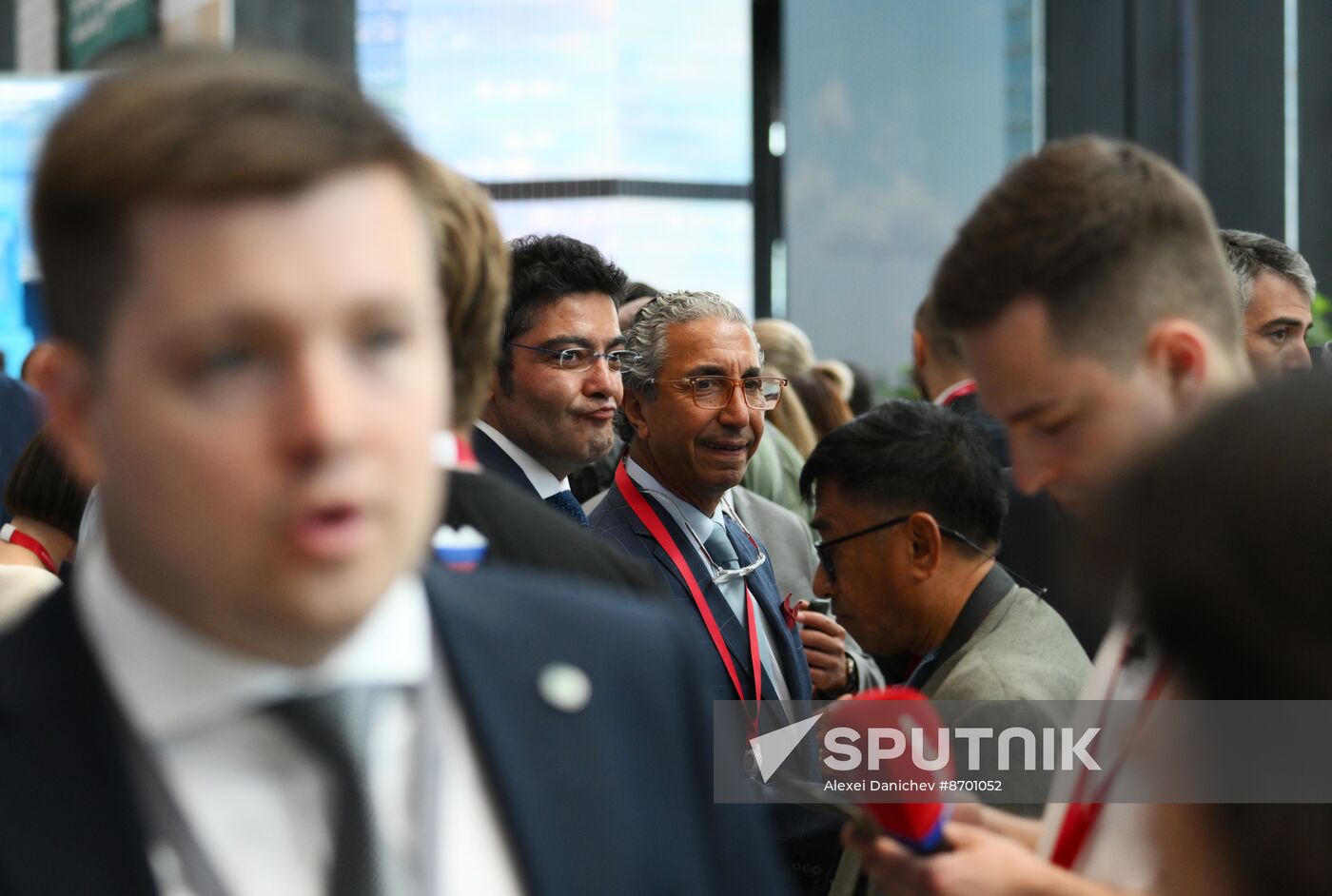 SPIEF-2024. Guests ahead of the plenary session