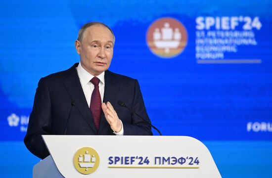 SPIEF-2024. Plenary Session