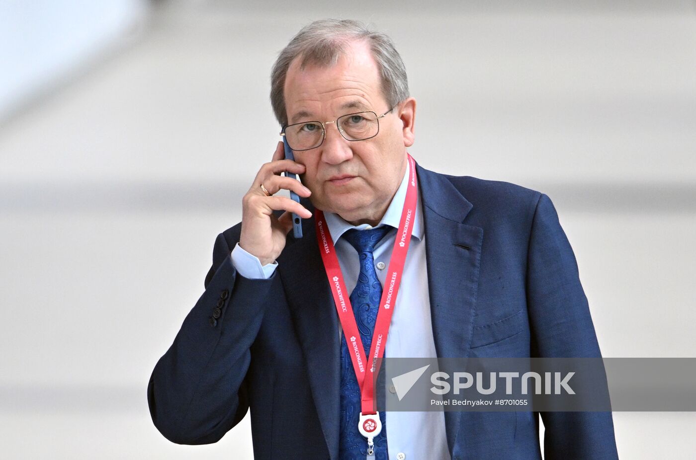 SPIEF-2024. Guests ahead of the plenary session