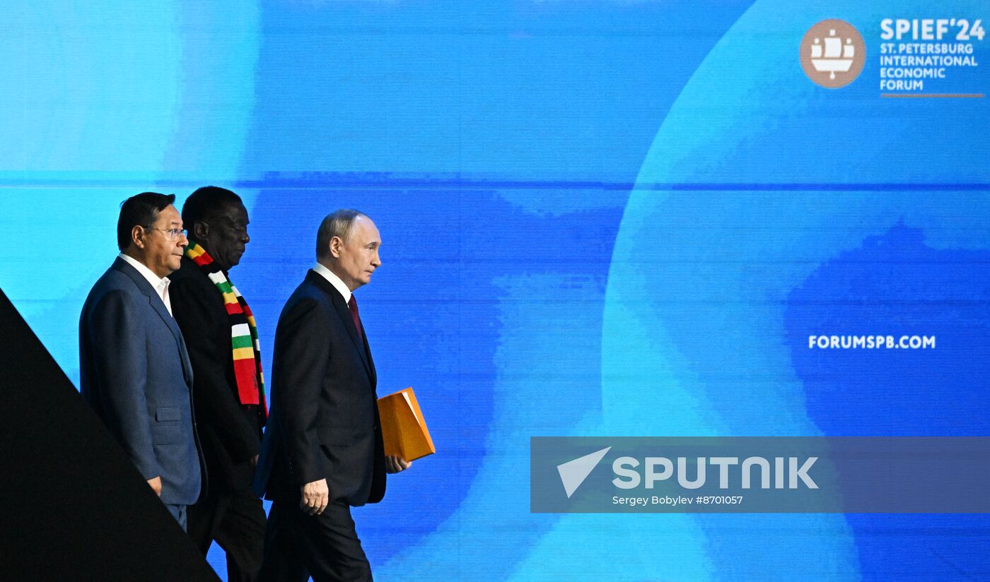 SPIEF-2024. Plenary Session
