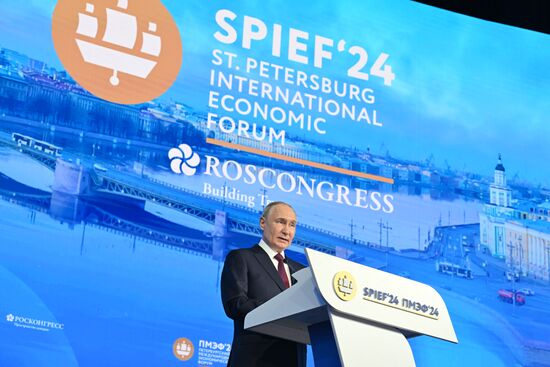 SPIEF-2024. Plenary Session