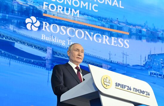 SPIEF-2024. Plenary Session