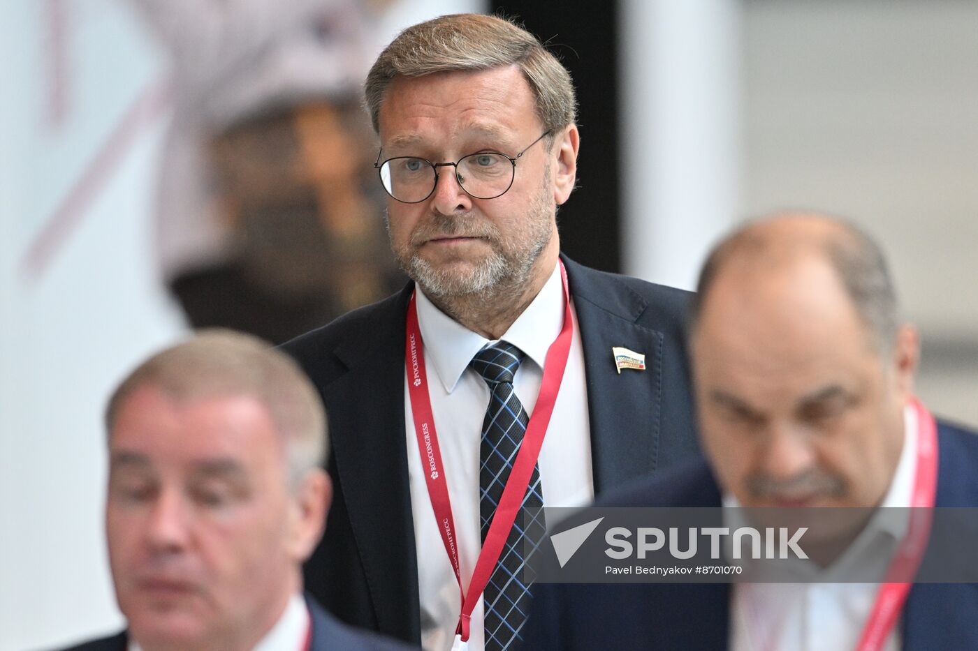 SPIEF-2024. Guests ahead of the plenary session