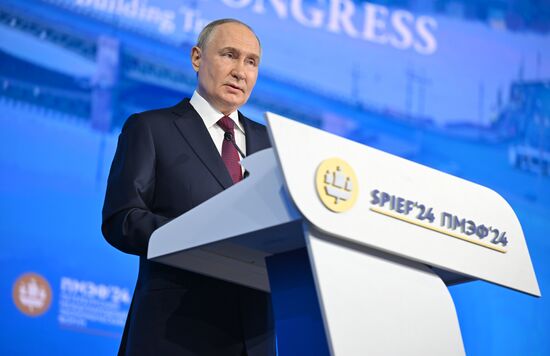 SPIEF-2024. Plenary Session