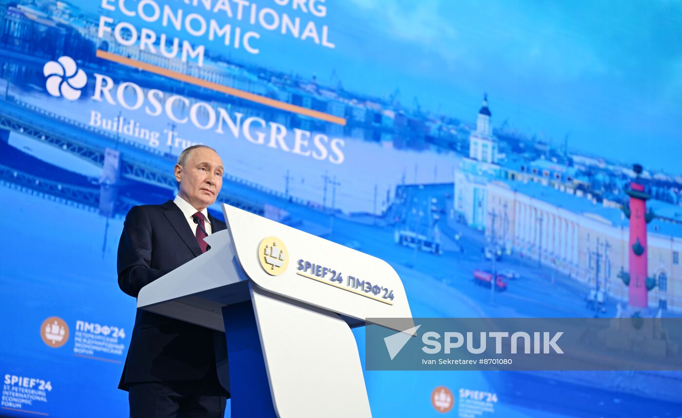 SPIEF-2024. Plenary Session