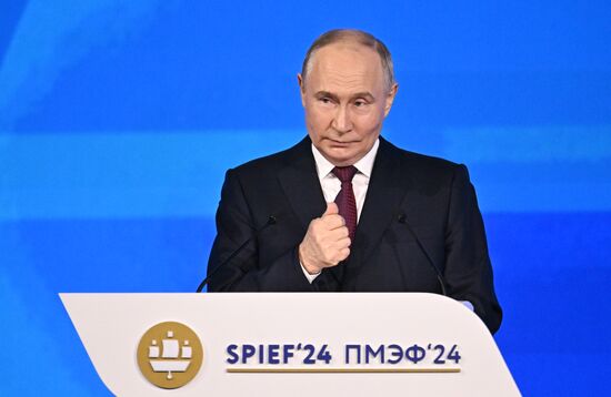 SPIEF-2024. Plenary Session