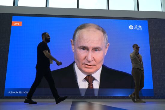 SPIEF-2024. Plenary Session