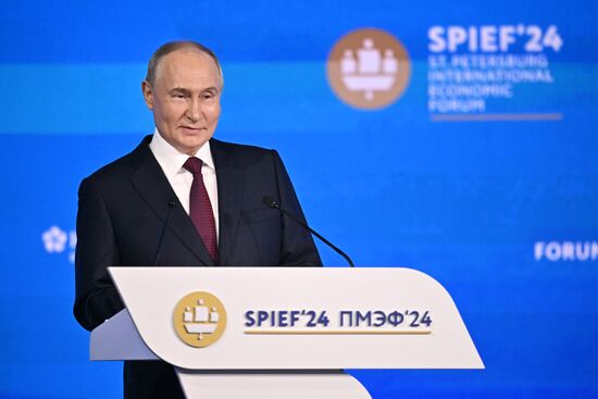 SPIEF-2024. Plenary Session