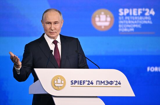 SPIEF-2024. Plenary Session