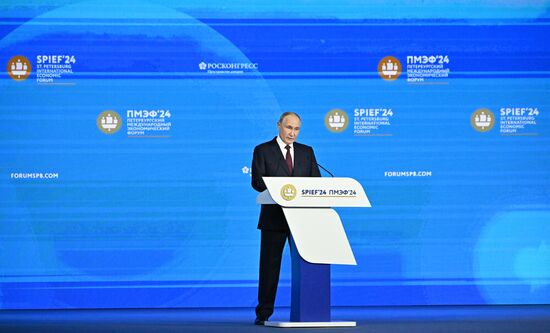 SPIEF-2024. Plenary Session