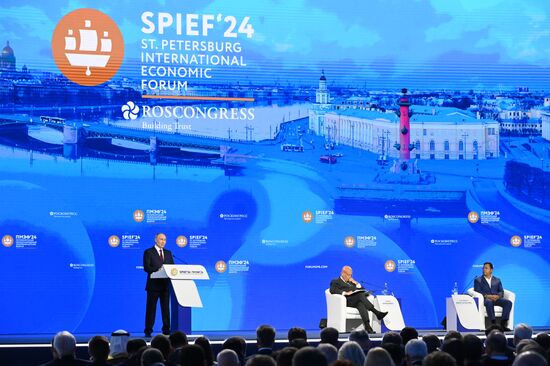 SPIEF-2024. Plenary Session