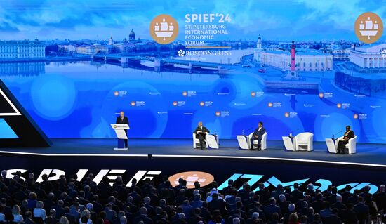 SPIEF-2024. Plenary Session