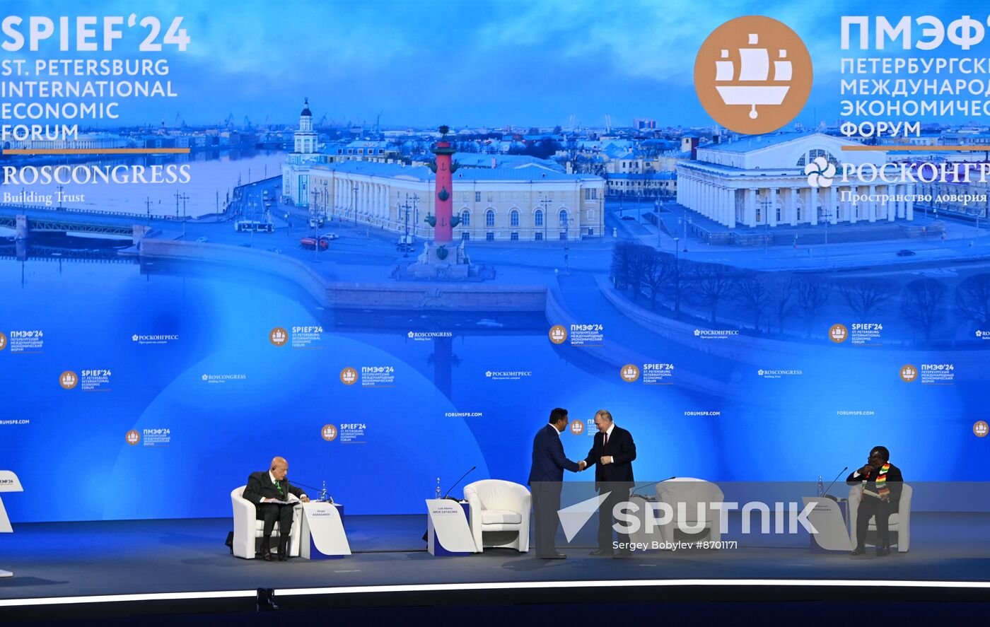 SPIEF-2024. Plenary Session