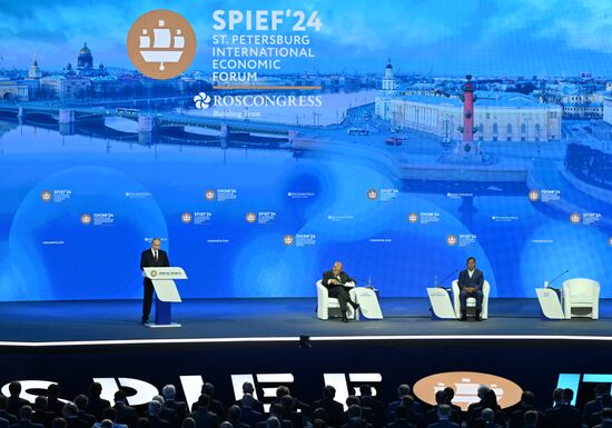 SPIEF-2024. Plenary Session