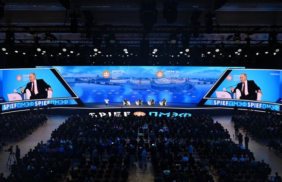 SPIEF-2024. Plenary Session