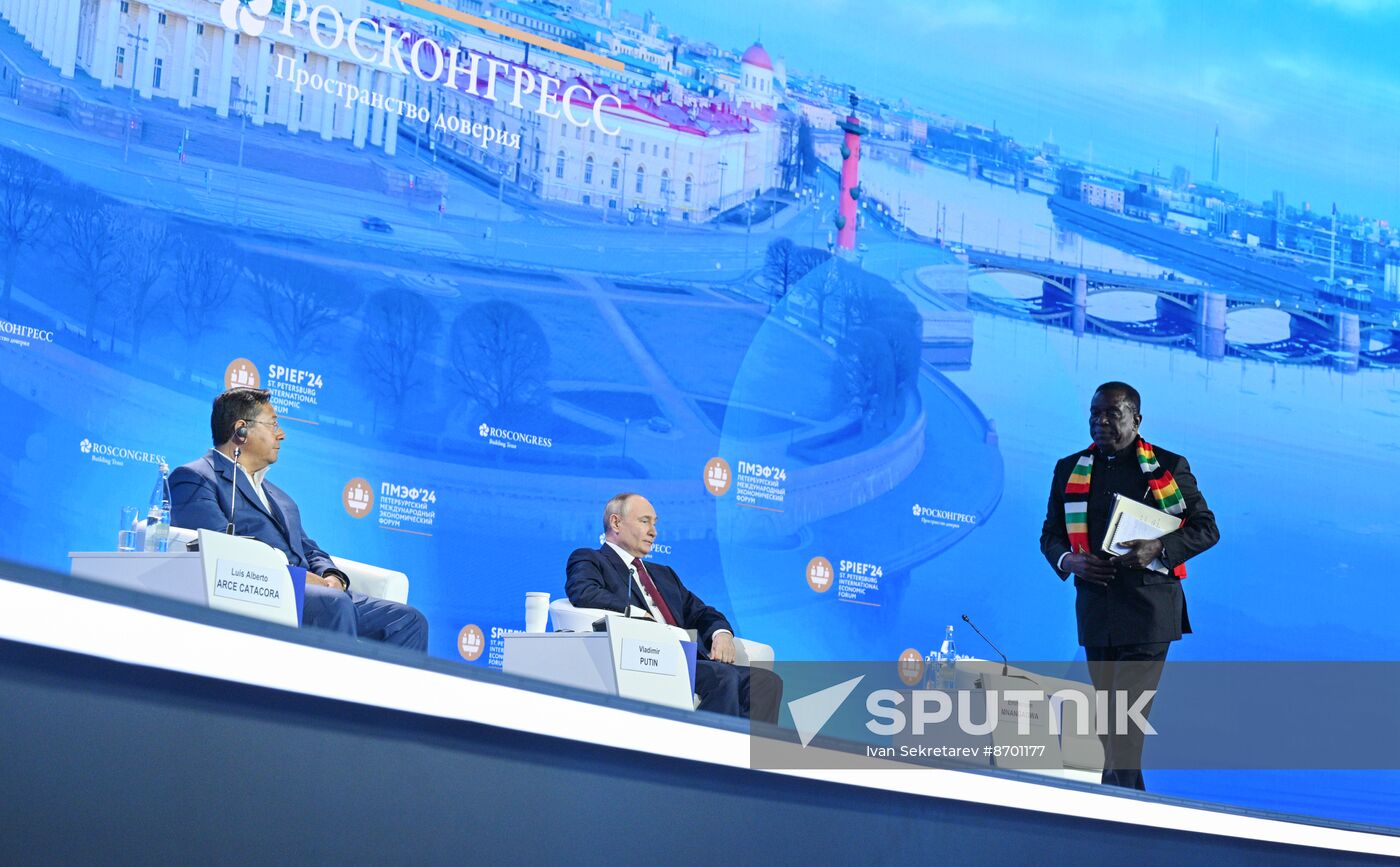 SPIEF-2024. Plenary Session