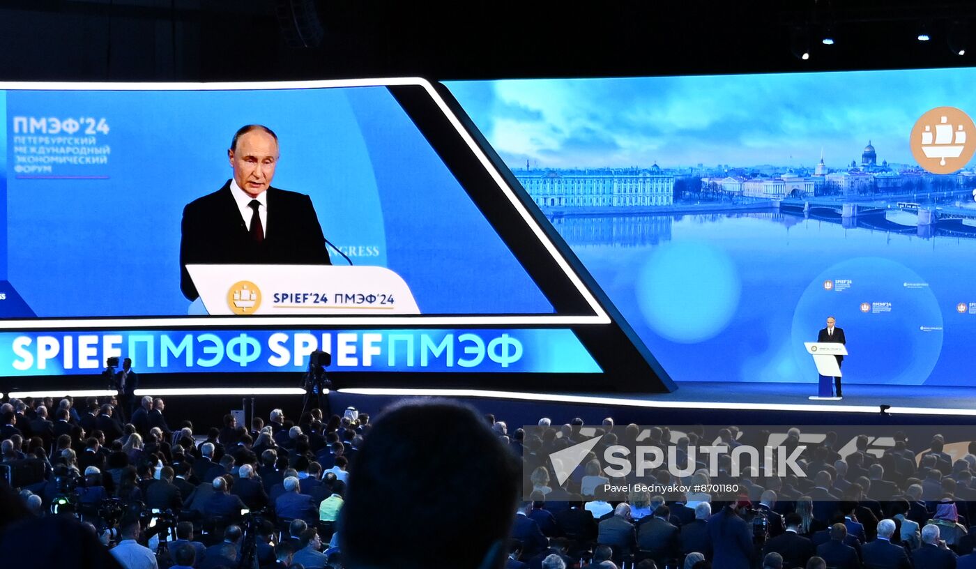 SPIEF-2024. Plenary Session