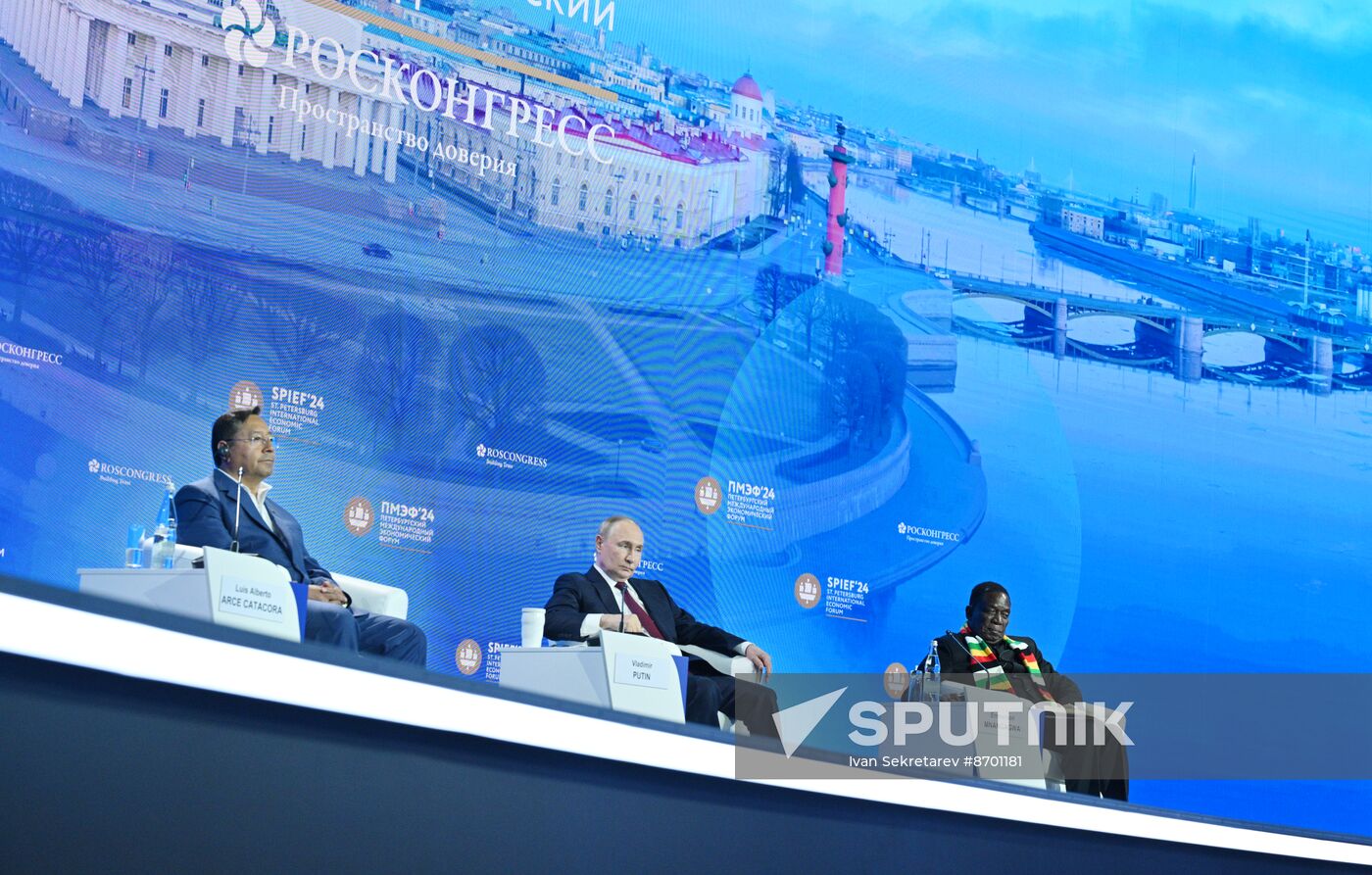SPIEF-2024. Plenary Session