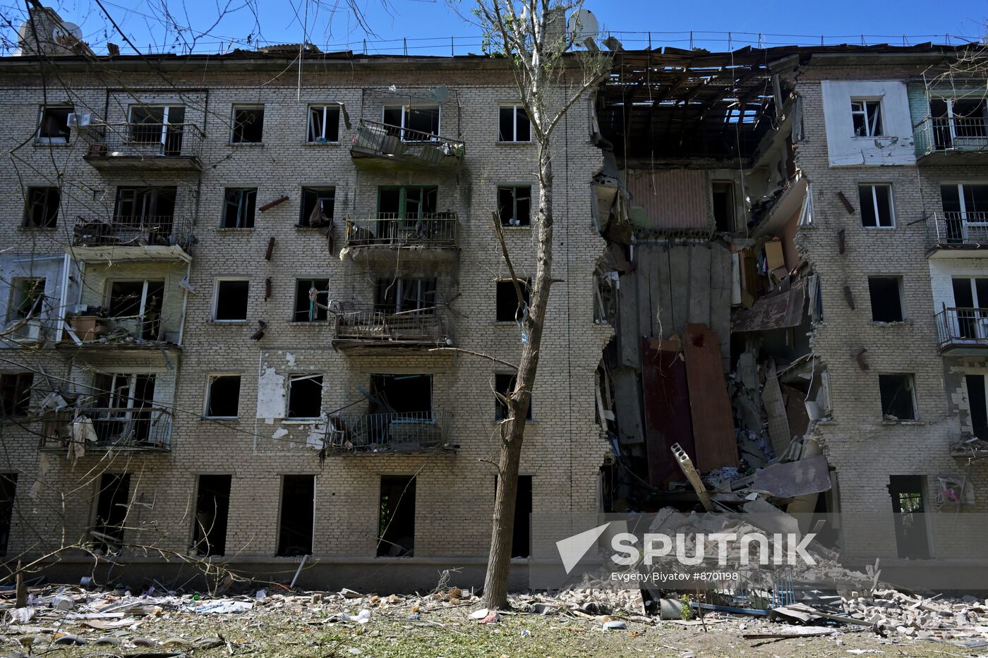 Russia Ukraine Military Operation Shelling