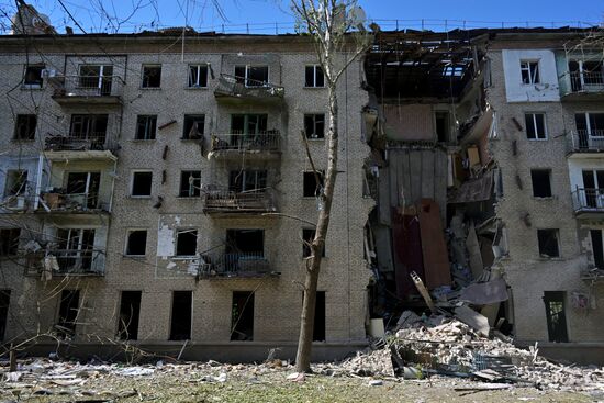 Russia Ukraine Military Operation Shelling
