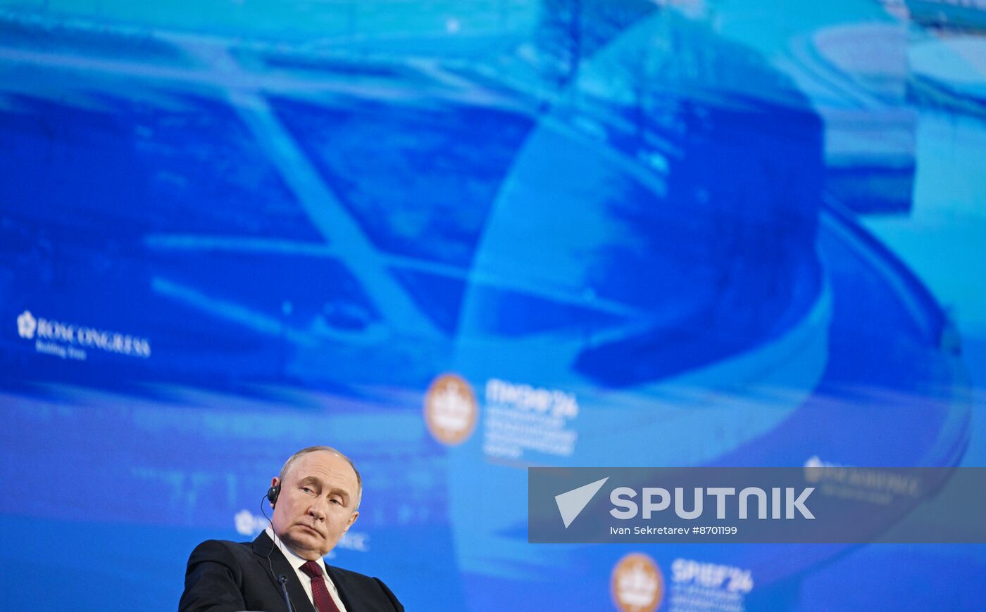 SPIEF-2024. Plenary Session