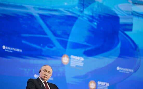 SPIEF-2024. Plenary Session