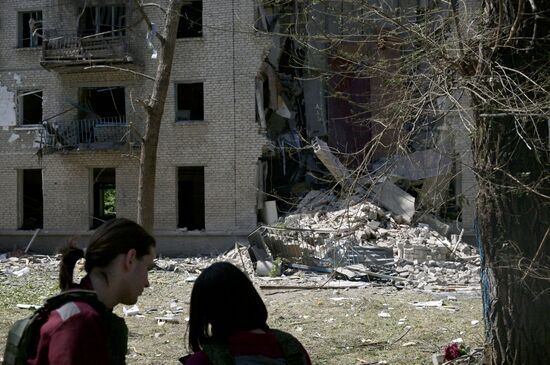 Russia Ukraine Military Operation Shelling