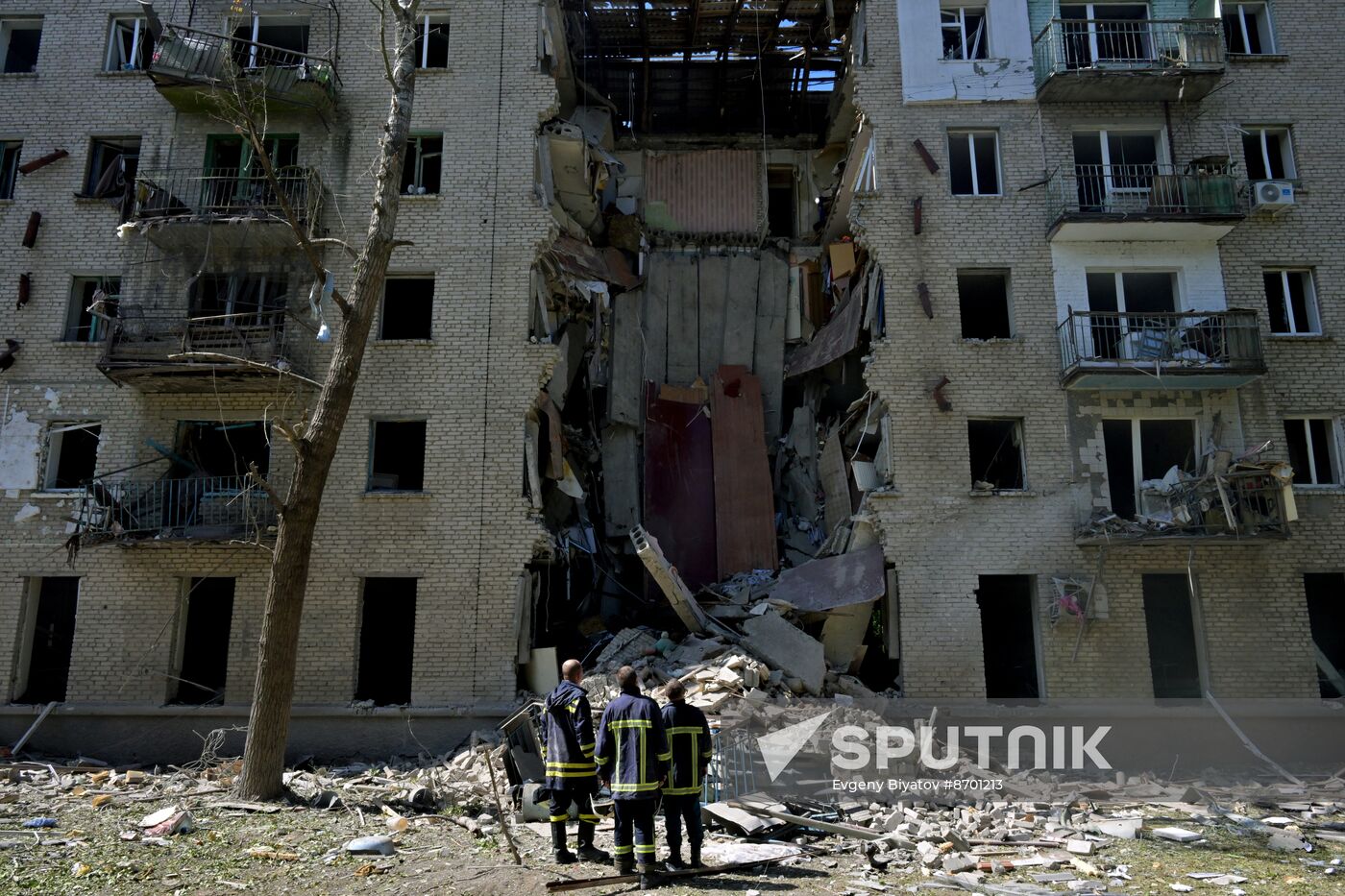 Russia Ukraine Military Operation Shelling