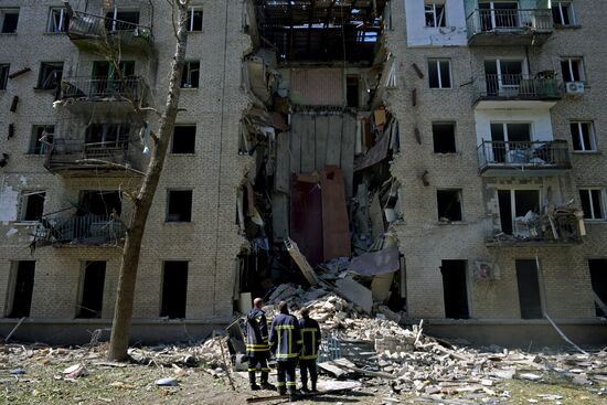 Russia Ukraine Military Operation Shelling