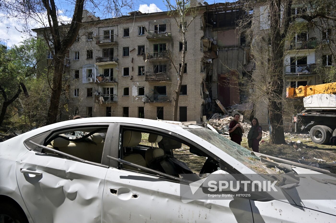 Russia Ukraine Military Operation Shelling