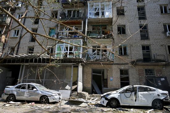 Russia Ukraine Military Operation Shelling