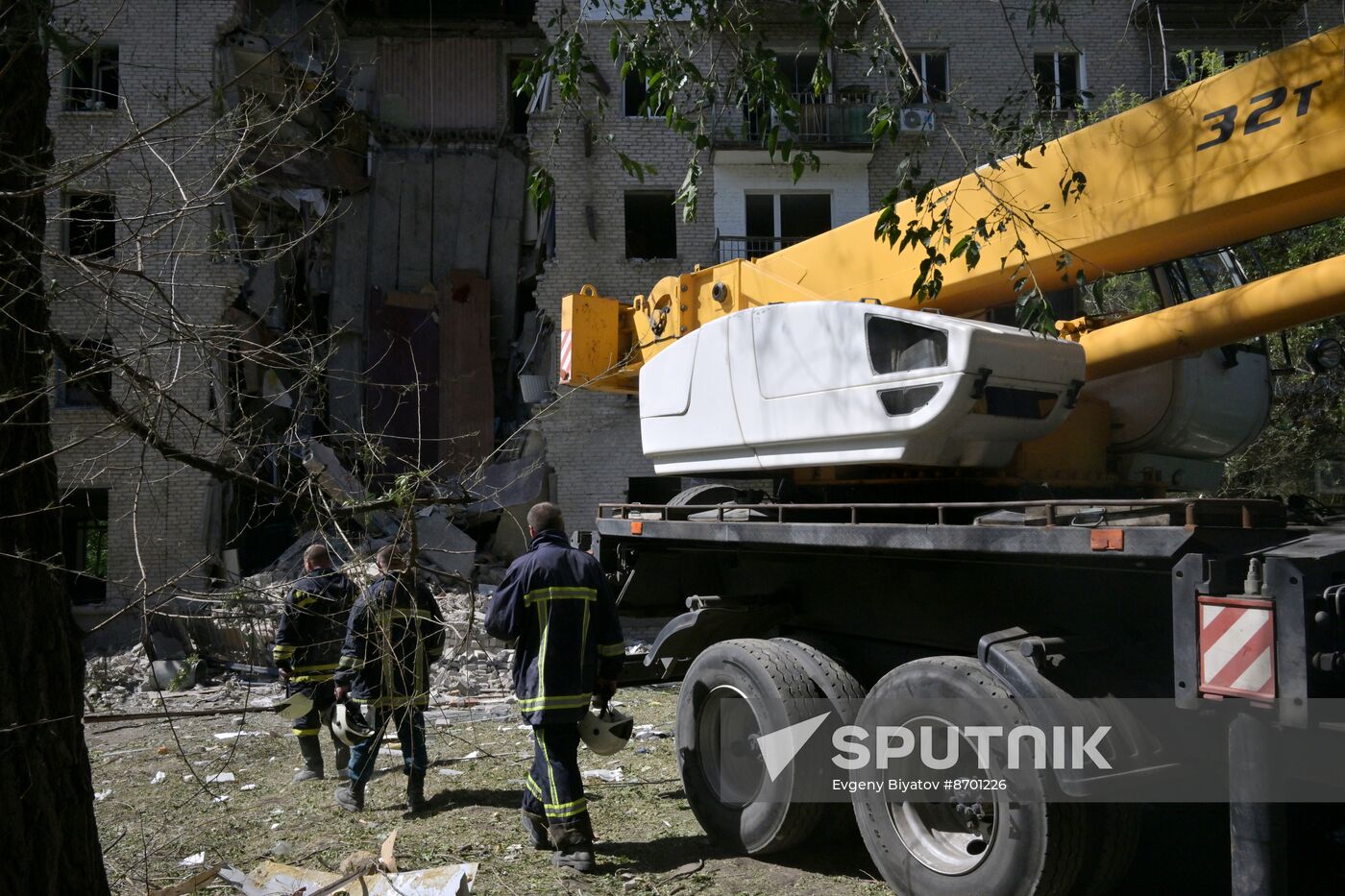 Russia Ukraine Military Operation Shelling